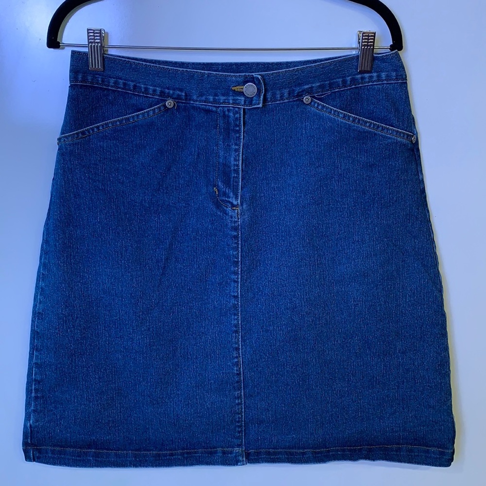 Woolrich denim skirt